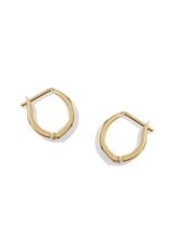 KENDRA SCOTT Lorena 14k Gold-Filled Small Metal Huggie Earrings