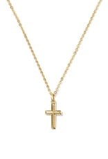 KENDRA SCOTT Cross 14k Gold-Filled Short Pendant Necklace