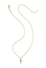 KENDRA SCOTT Cross 14k Gold-Filled Short Pendant Necklace
