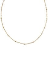 KENDRA SCOTT Evelyn 14k Gold-Filled Single Satellite Chain Necklace