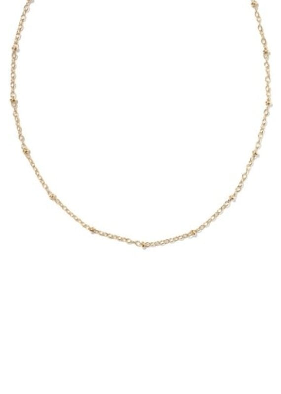 KENDRA SCOTT Evelyn 14k Gold-Filled Single Satellite Chain Necklace
