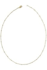 KENDRA SCOTT Evelyn 14k Gold-Filled Single Satellite Chain Necklace