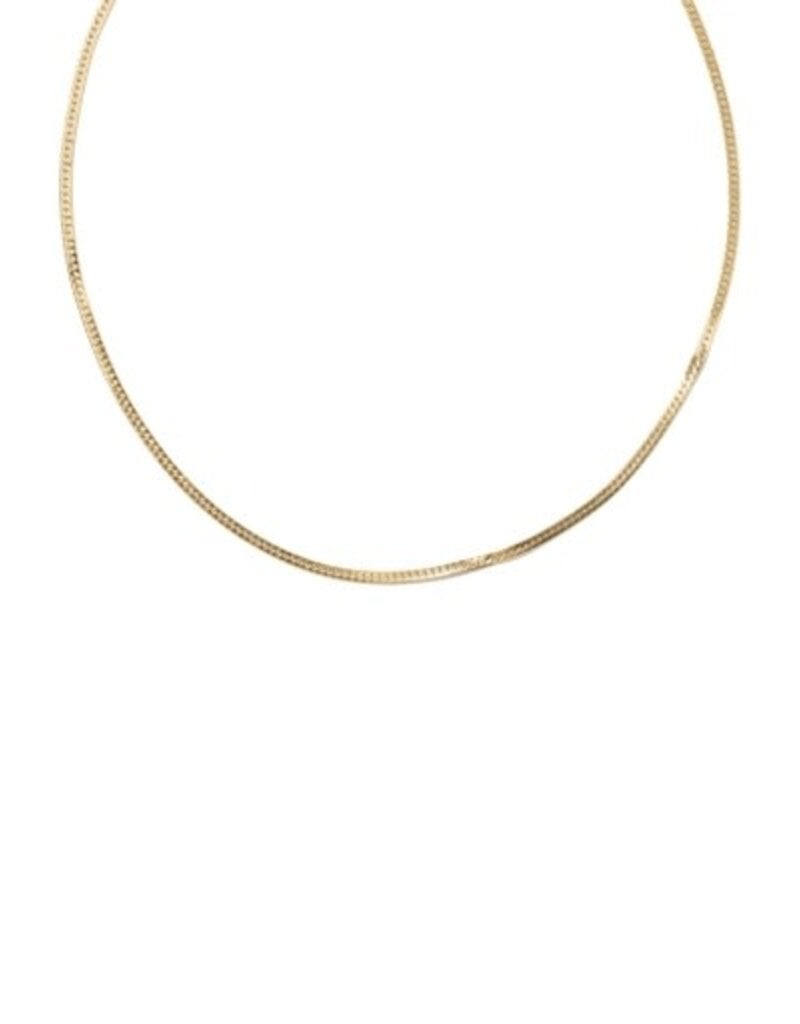 KENDRA SCOTT Herringbone 14k Gold-Filled Chain Necklace