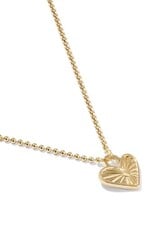 KENDRA SCOTT Ari Heart Beaded 14k Gold-Filled Necklace