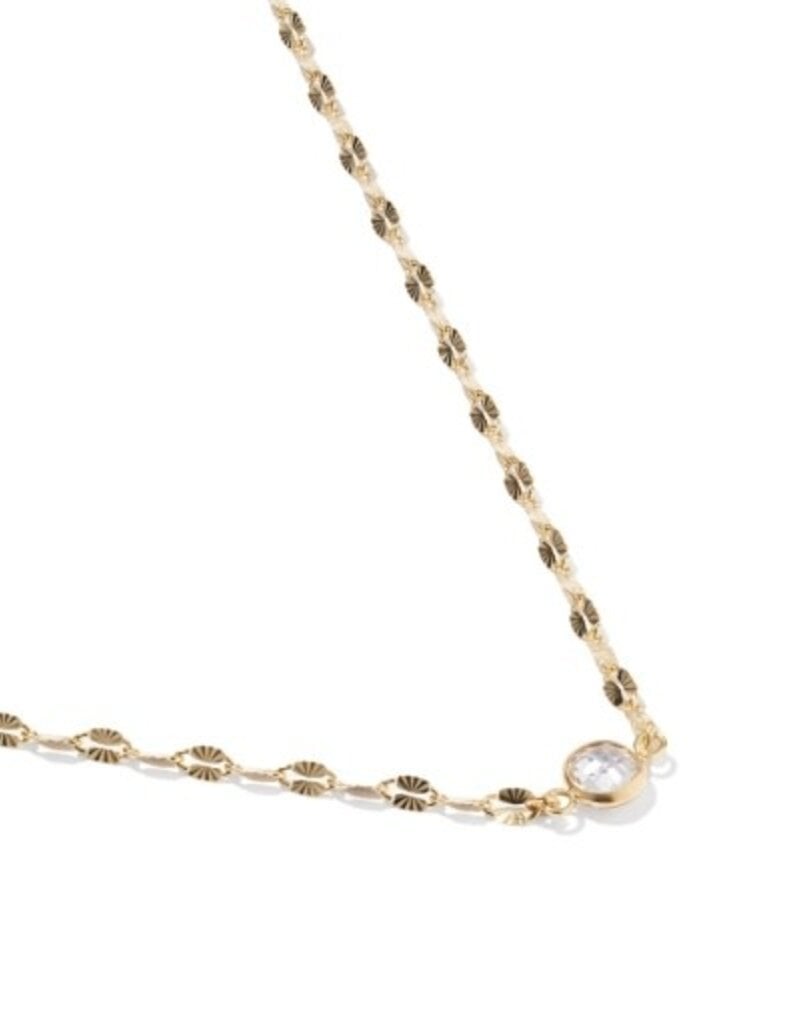 KENDRA SCOTT Alina Sunburst 14k Gold-Filled Pendant Necklace