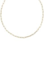 KENDRA SCOTT Meadow Paperclip 14k Gold-Filled Chain Necklace