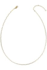 KENDRA SCOTT Meadow Paperclip 14k Gold-Filled Chain Necklace