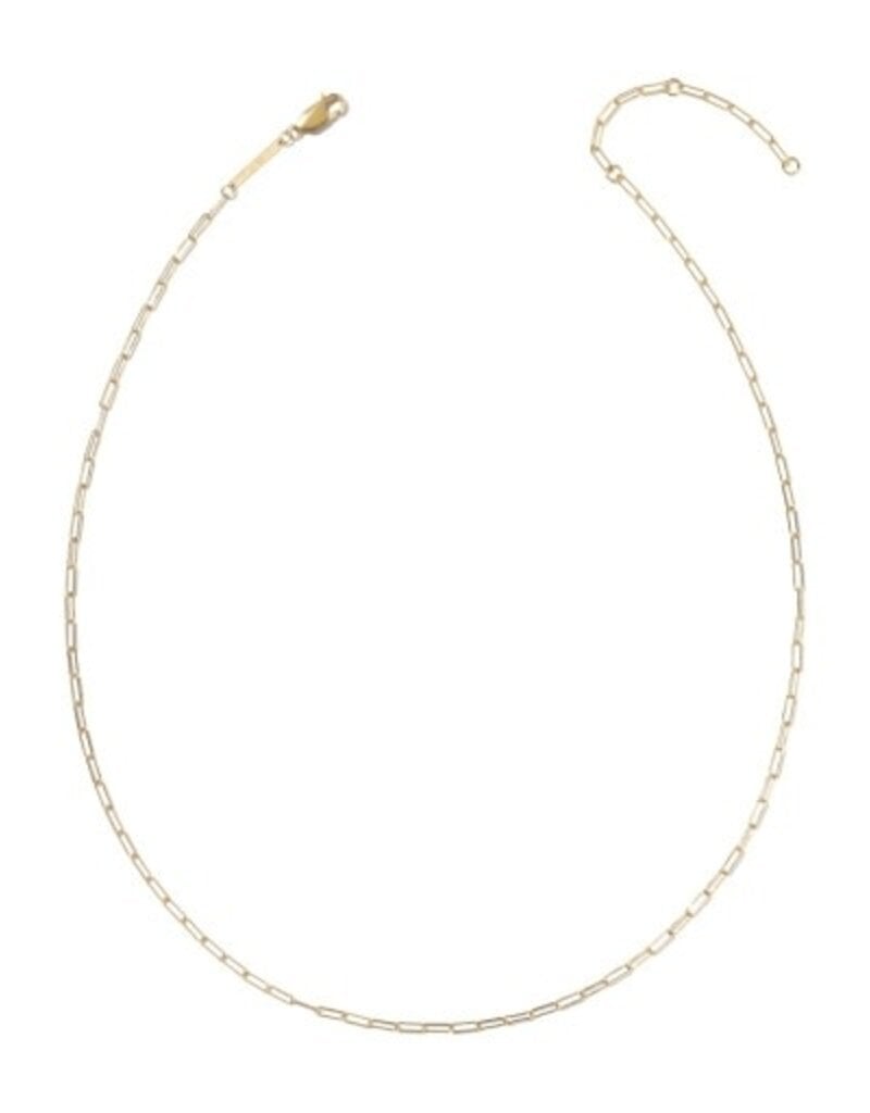KENDRA SCOTT Meadow Paperclip 14k Gold-Filled Chain Necklace