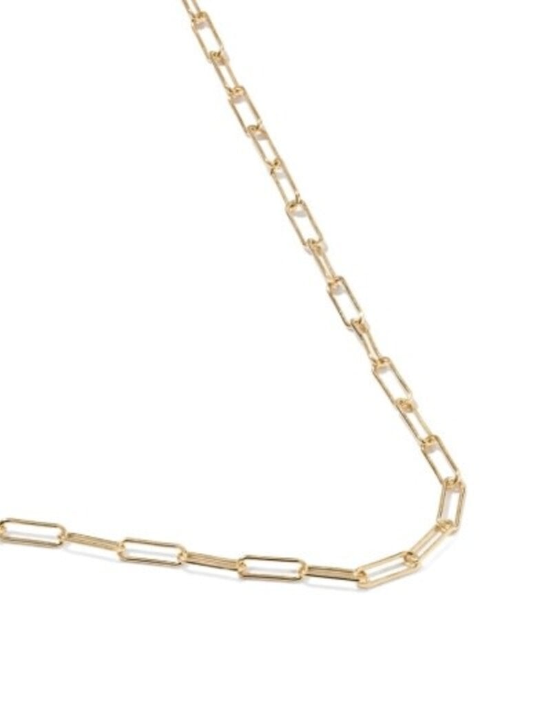KENDRA SCOTT Meadow Paperclip 14k Gold-Filled Chain Necklace