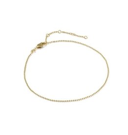 KENDRA SCOTT Cheryl Beaded 14k Gold-Filled Chain Anklet