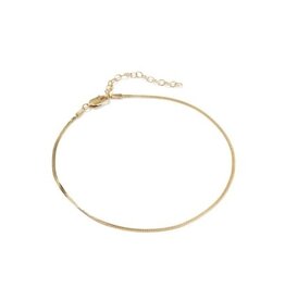 KENDRA SCOTT Herringbone 14k Gold-Filled Chain Anklet