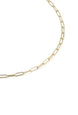 KENDRA SCOTT Meadow Paperclip 14k Gold-Filled Chain Anklet