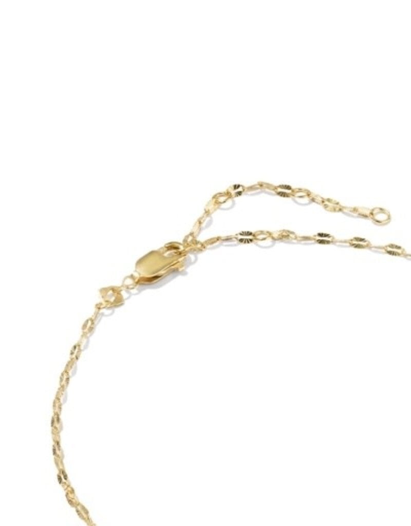 KENDRA SCOTT Mirror Sunburst 14k Gold-Filled Chain Anklet