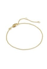 KENDRA SCOTT Cheryl Beaded 14k Gold-Filled Chain Bracelet
