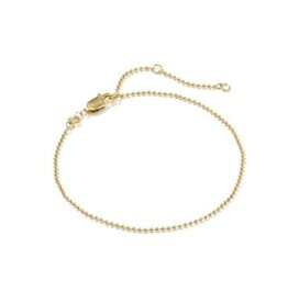 KENDRA SCOTT Cheryl Beaded 14k Gold-Filled Chain Bracelet