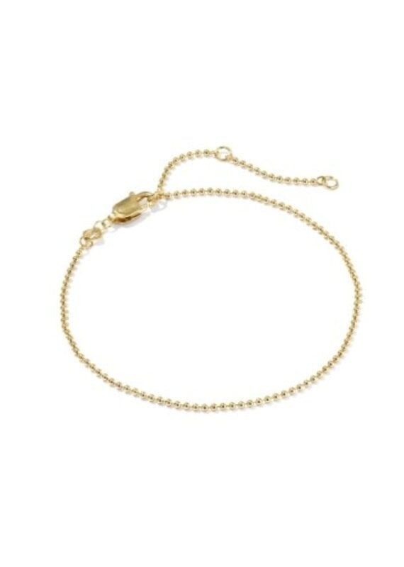 KENDRA SCOTT Cheryl Beaded 14k Gold-Filled Chain Bracelet