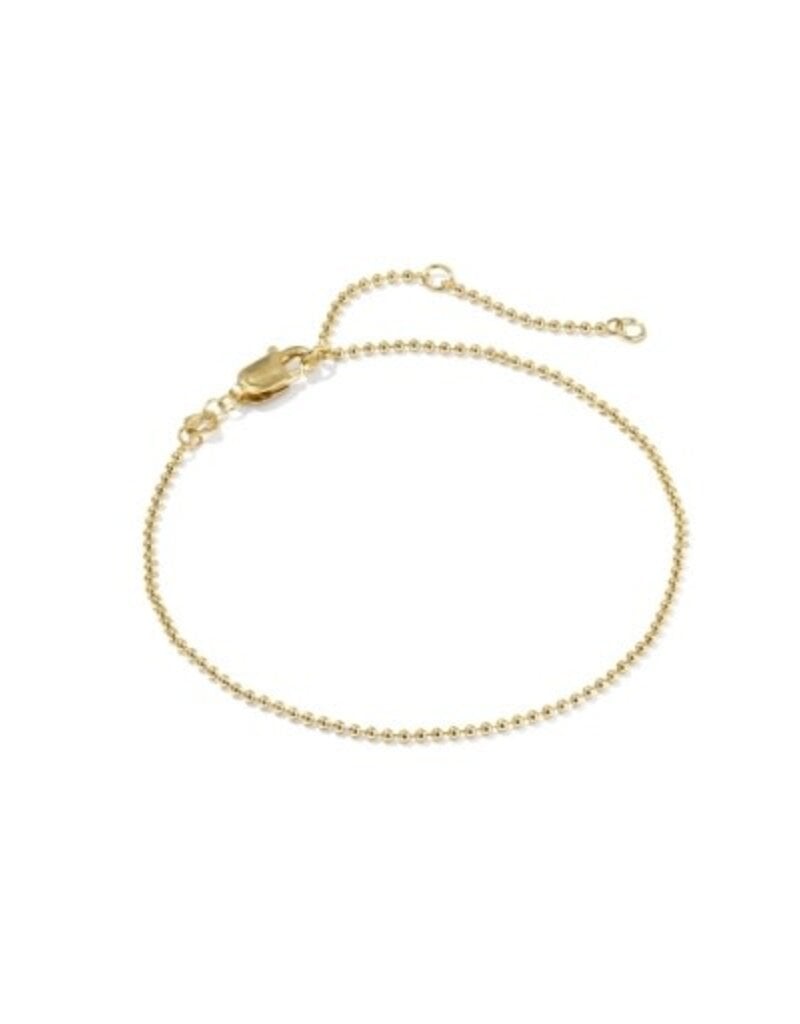 KENDRA SCOTT Cheryl Beaded 14k Gold-Filled Chain Bracelet