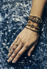 KENDRA SCOTT Miriam Large Bead 14k Gold-Filled Stretch Bracelet