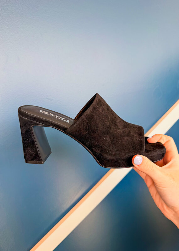 J.HOFFMAN'S Mantie in Black Suede