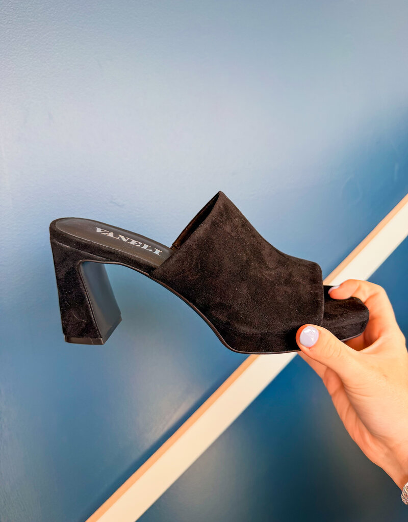 J.HOFFMAN'S Mantie in Black Suede