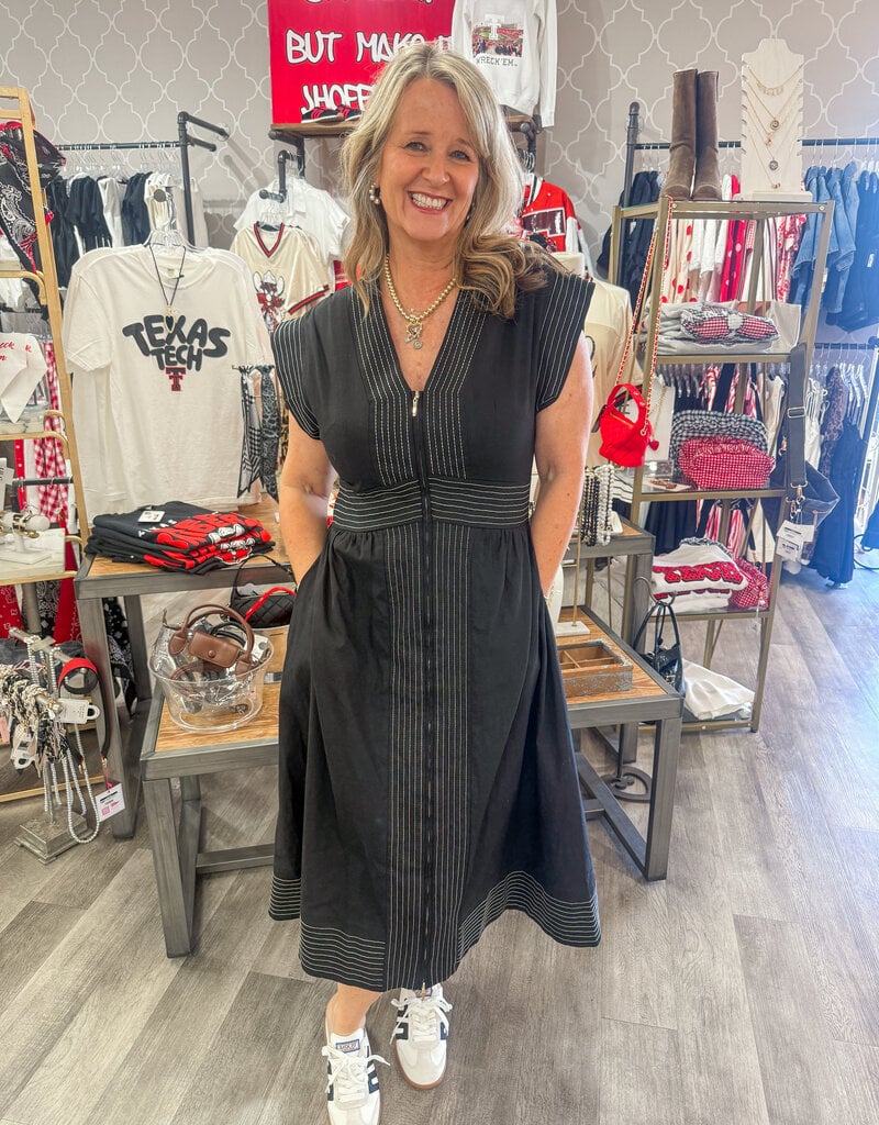 J.HOFFMAN'S Wells Dress in Black