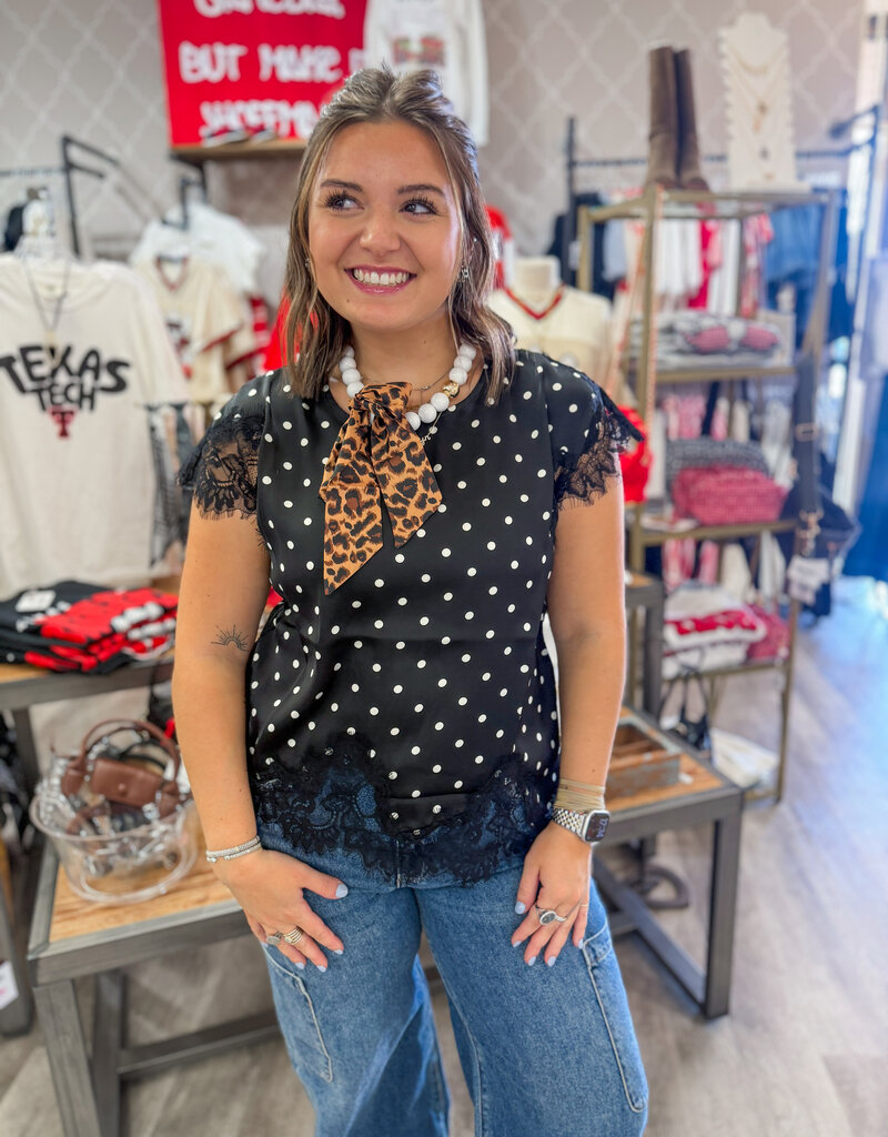 J.HOFFMAN'S On Repeat Top in Black