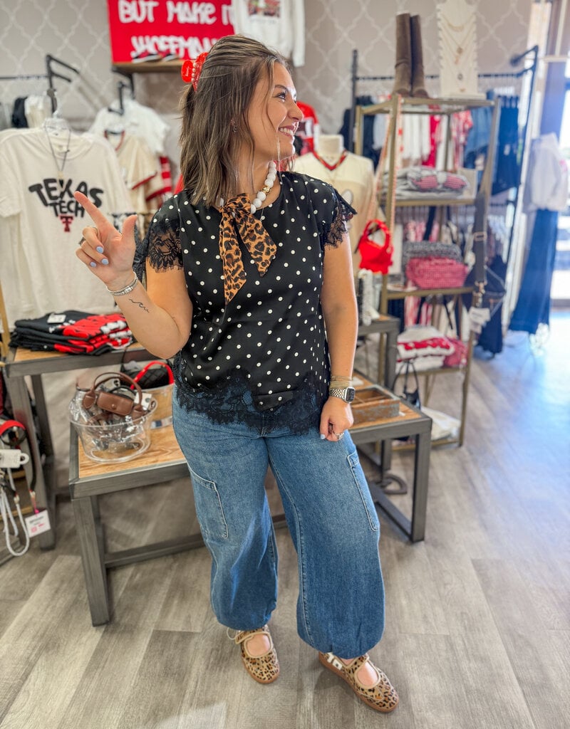 J.HOFFMAN'S On Repeat Top in Black