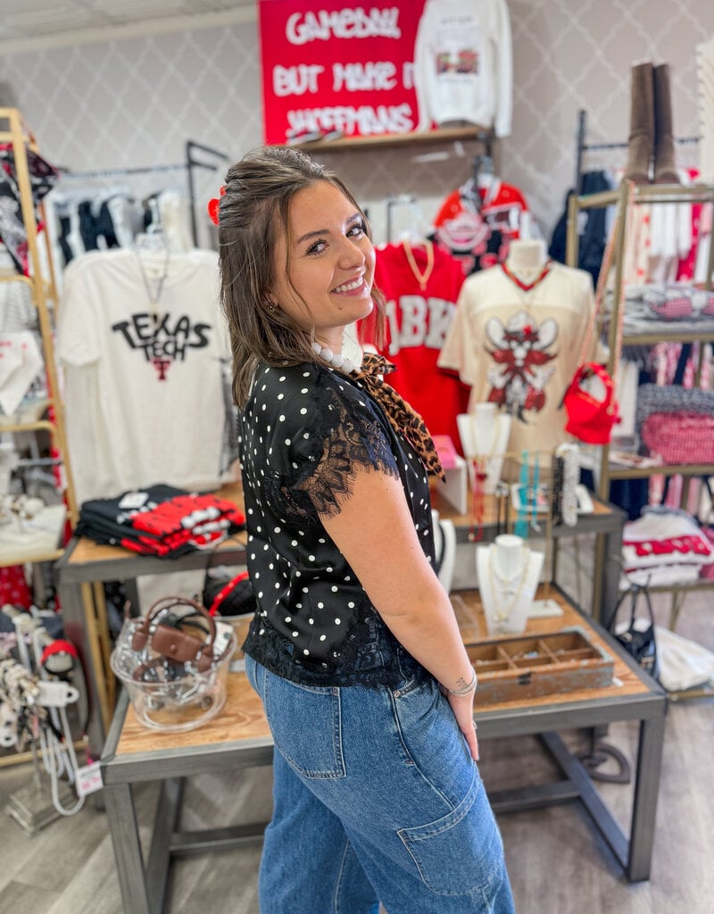 J.HOFFMAN'S On Repeat Top in Black