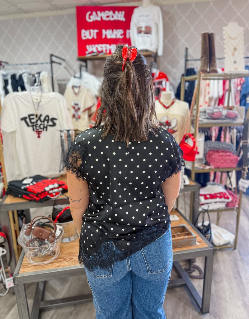 J.HOFFMAN'S On Repeat Top in Black