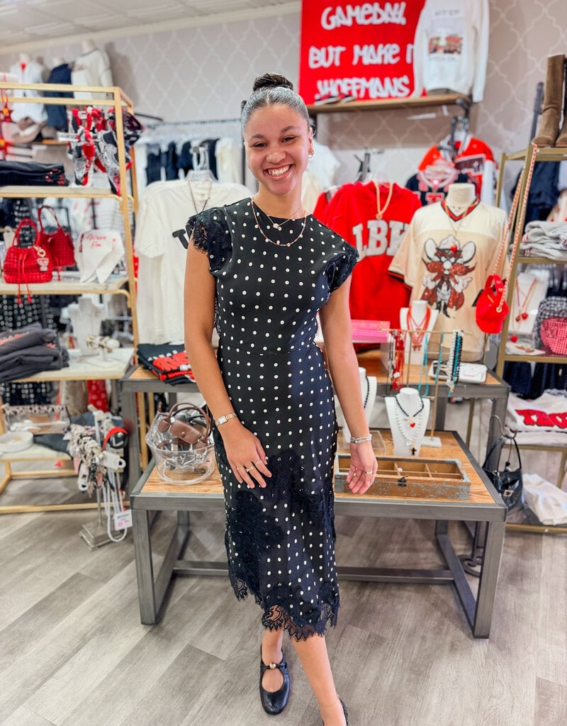 J.HOFFMAN'S On Repeat Dress in Black