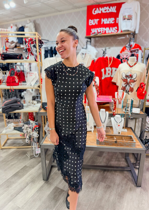 J.HOFFMAN'S On Repeat Dress in Black