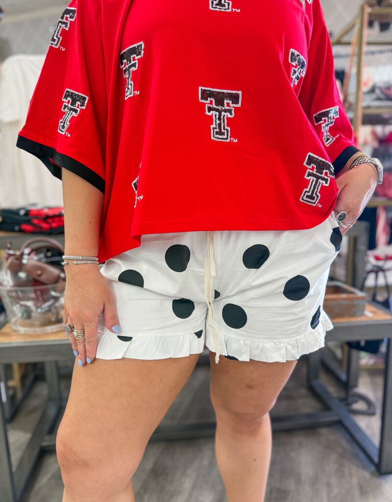 J.HOFFMAN'S Starlit Shorts in White/ Black