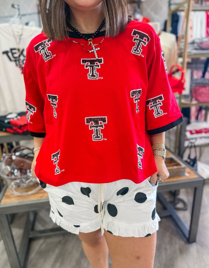 J.HOFFMAN'S Texas Tech Womens Scattered Crop