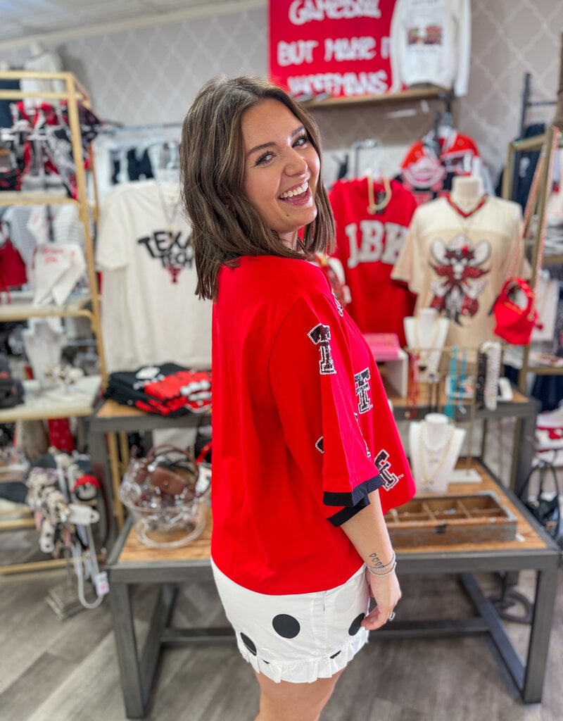 J.HOFFMAN'S Texas Tech Womens Scattered Crop