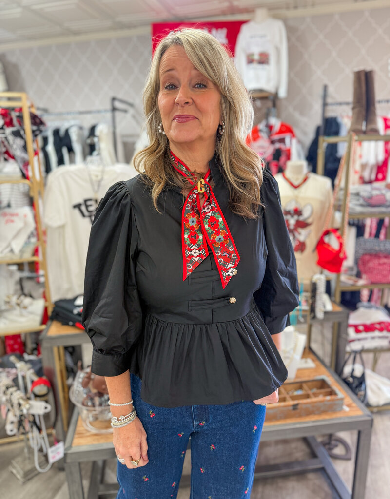J.HOFFMAN'S Melly Top in Black