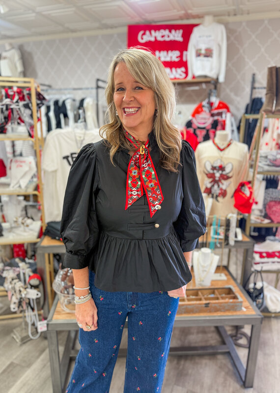 J.HOFFMAN'S Melly Top in Black