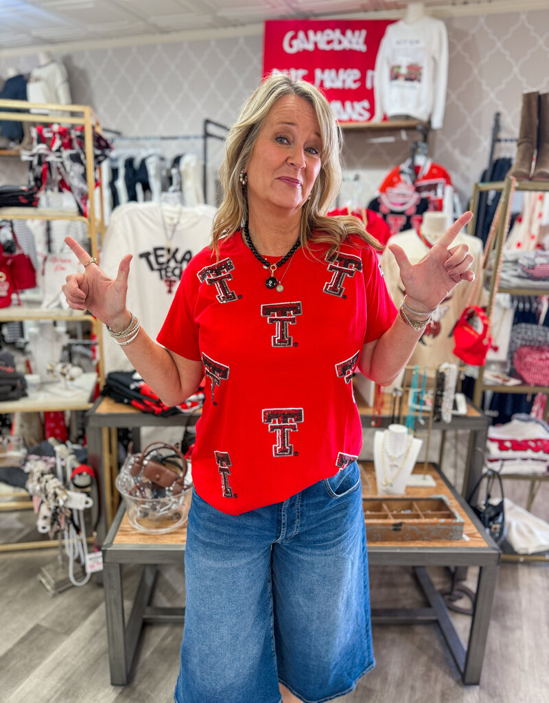 J.HOFFMAN'S Texas Tech Scattered Icon Top