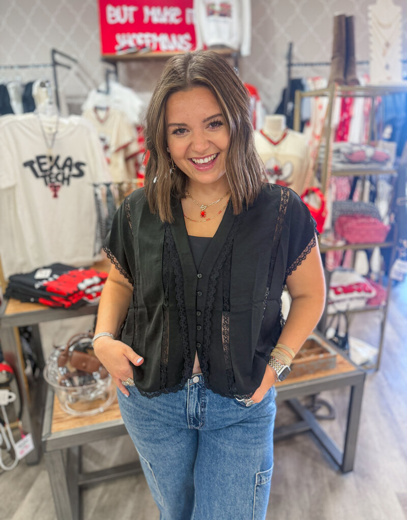 J.HOFFMAN'S Valentina Top in Black