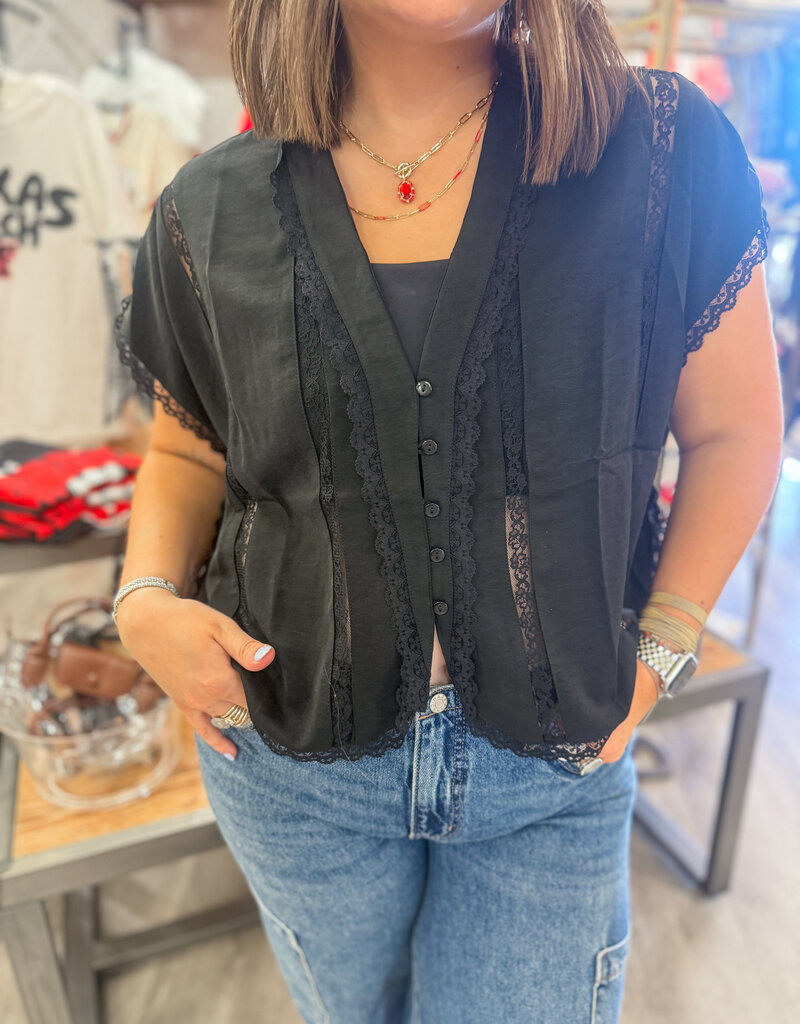 J.HOFFMAN'S Valentina Top in Black
