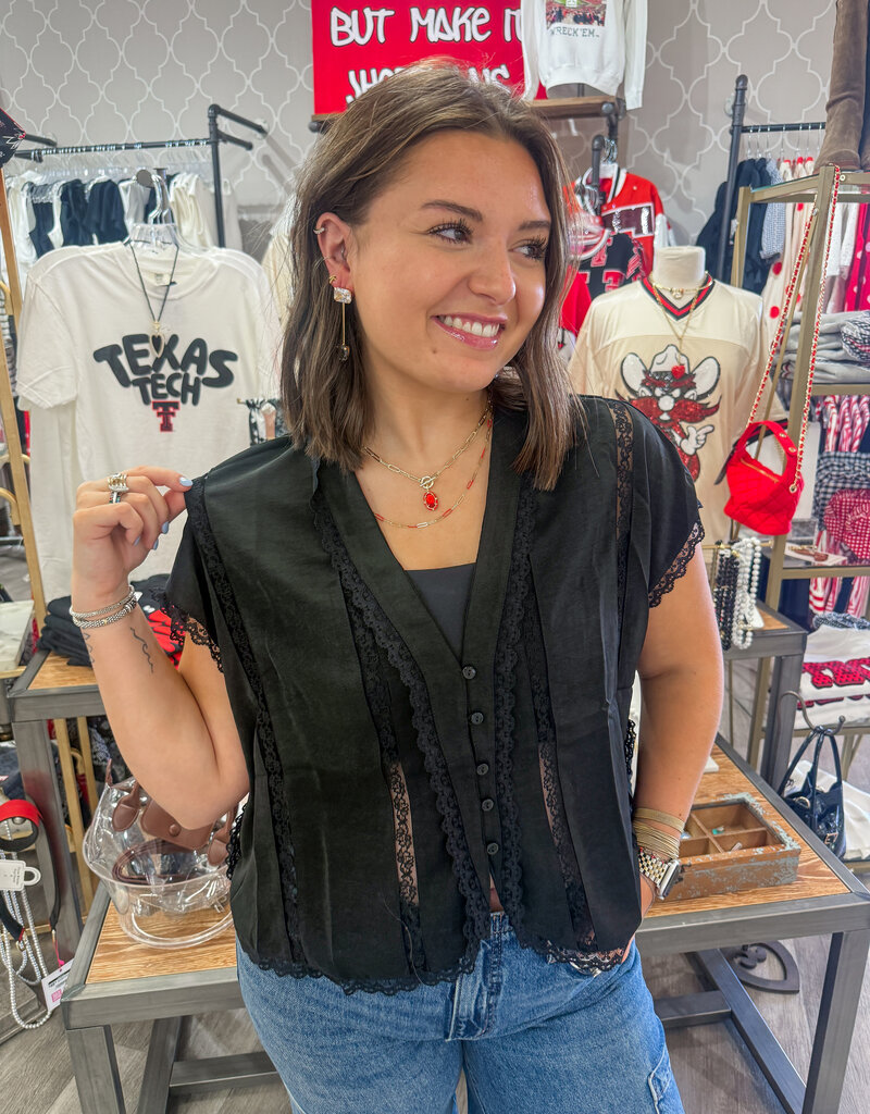 J.HOFFMAN'S Valentina Top in Black