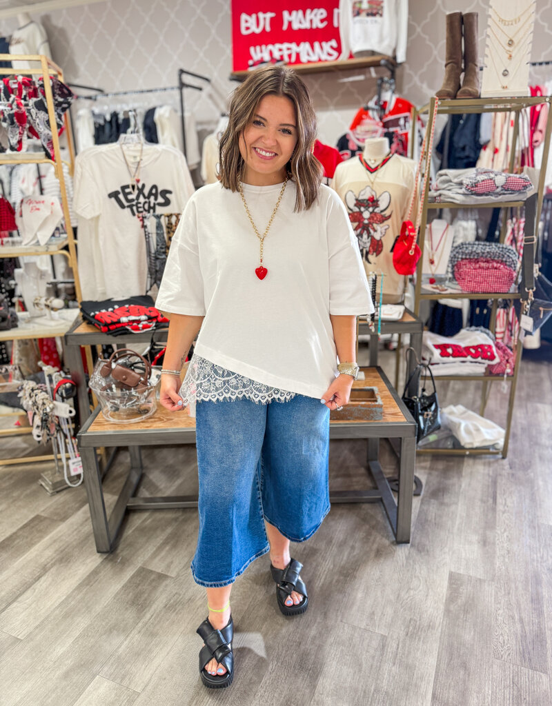 J.HOFFMAN'S Lannie Top in White