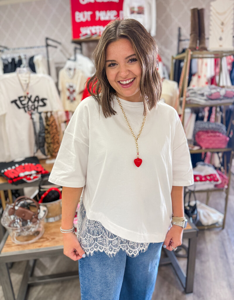 J.HOFFMAN'S Lannie Top in White