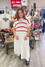 J.HOFFMAN'S Little Drama Dress- Red