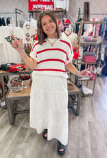 J.HOFFMAN'S Little Drama Dress- Red