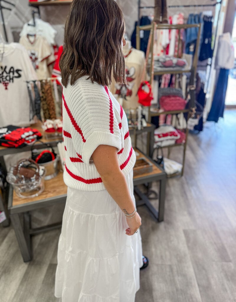 J.HOFFMAN'S Little Drama Dress- Red