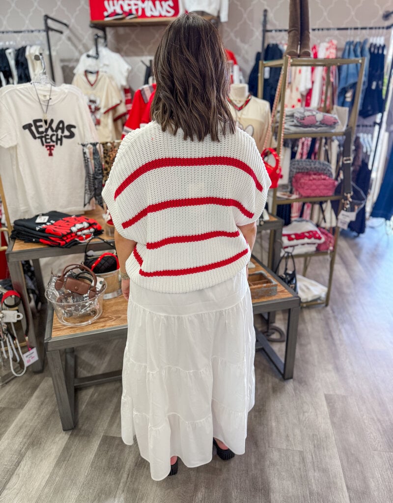 J.HOFFMAN'S Little Drama Dress- Red