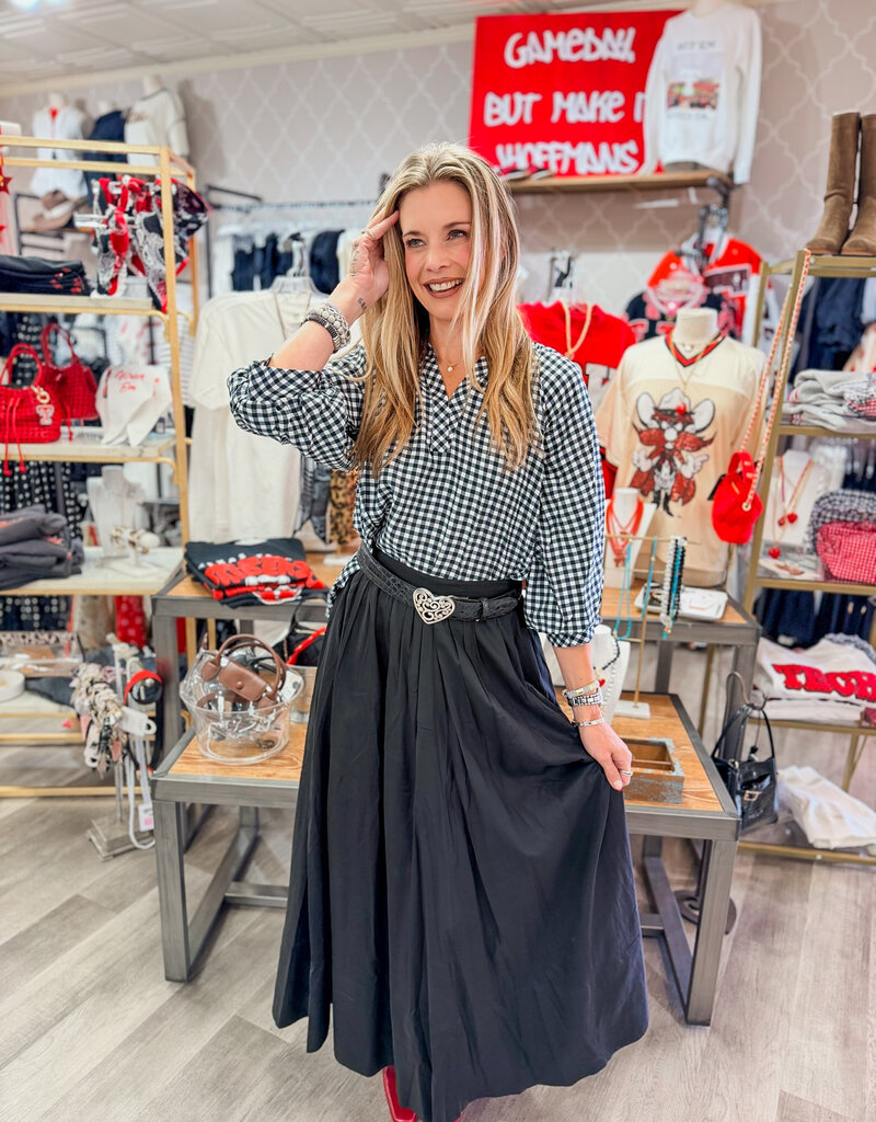 J.HOFFMAN'S Brynn Top in Black