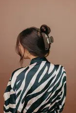 J.HOFFMAN'S House of Her Oversized Brown w/ Pearl Claw
