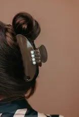 J.HOFFMAN'S House of Her Oversized Brown w/ Pearl Claw