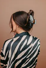 J.HOFFMAN'S House of Her Oversized Tortoise Teal Claw